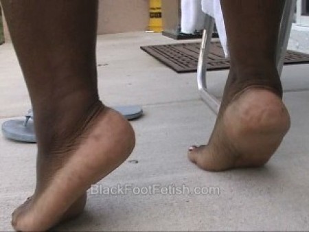 foot Ebony fetish bbw