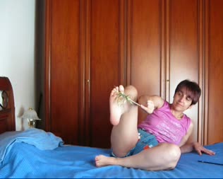 Domina Sabrina Sadika - Feet Sel Tickling Full Video