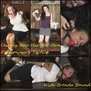 Unruly Boss Has Her Own Disciplinary Tactics - With Caroline Pierce And Brenda Bound


In 1280x720x3000kbps High Quality HD for a stunning clear download.

Bondage, BDSM, Damsel In Distress, Rope Bondage, Long Hair, Struggle, Pain, Drool, Big Boobs, Hogtied, Hogtie, Elbow Bondage,Gagged, High Heels, Big Ball Gag, Hopping, Big Tits, Upskirt

Her bosses boss had called to set up a meeting with her. She was mad over the way her department was running and found out about the missing funds. The women arrives and the boss thanked her for the meeting. She explains what is going on and how unhappy she was. The women tries to put the blame on someone else but the boss wasn't having it. This boss was different then most. She has a special disciplinary tactic that works real well. The boss tells the women that all her superiors had been threw it and if she wants to keep her job she would buck up and deal with it herself. The women starts to ask just what that was when the Boss returns with a hand full of rope. The women tries to escape but the door was locked. The boss grabs her and throws her on the table putting her disciplinary action in place. This she get the women's attention and teach her to do a better job.

Caroline and Brenda both are available for custom video work. Shoot me an email to order yours today.

(clip is 14:09 in duration)

To enjoy all my video's for one low price check out Brendas Bound Dot**** today.

Brought to you by BrendasBound Productions